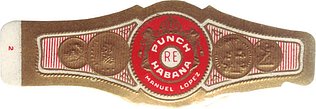 Cuban Punch cigar bands for sale - Cuban colectibles from Canada