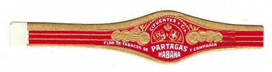 Partagas Cuban cigar bands - Cuban Collectibles online